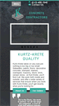 Mobile Screenshot of kurtzkrete.com